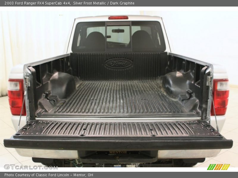 Silver Frost Metallic / Dark Graphite 2003 Ford Ranger FX4 SuperCab 4x4