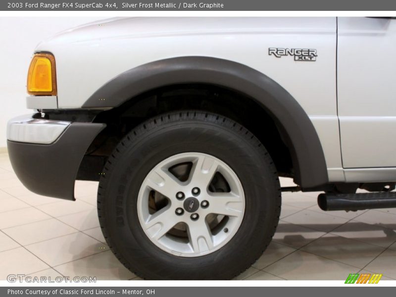 Silver Frost Metallic / Dark Graphite 2003 Ford Ranger FX4 SuperCab 4x4