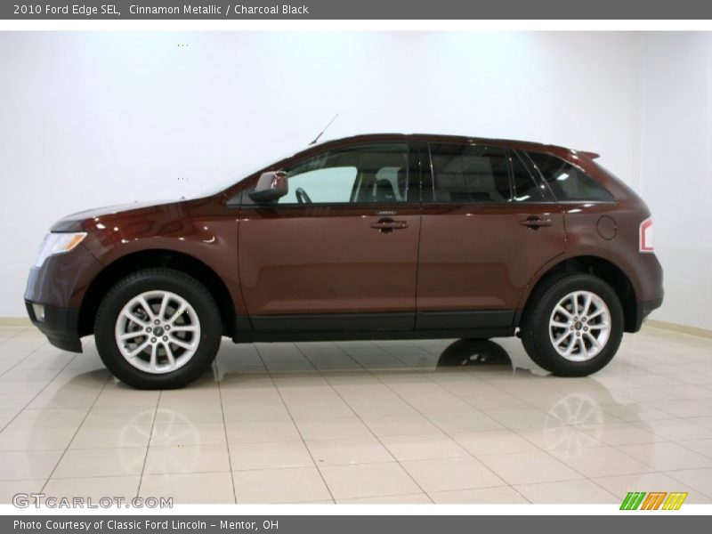 Cinnamon Metallic / Charcoal Black 2010 Ford Edge SEL