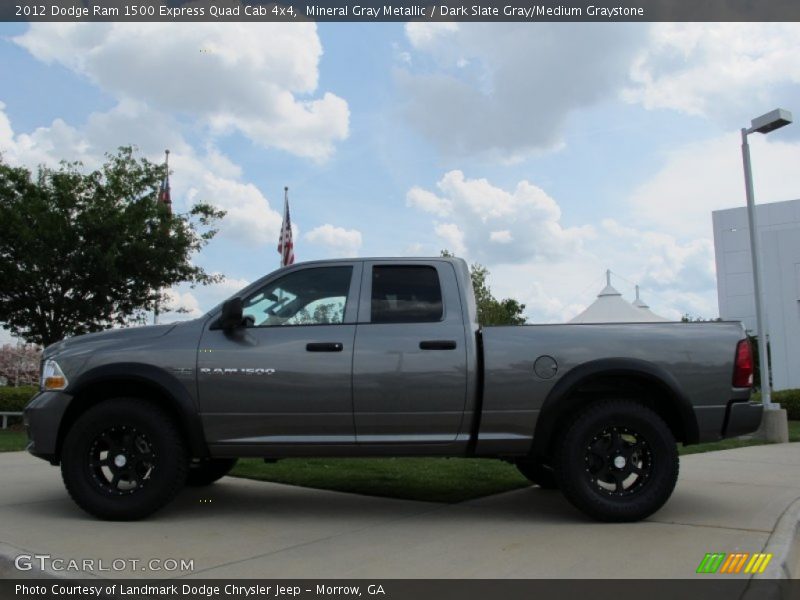 Mineral Gray Metallic / Dark Slate Gray/Medium Graystone 2012 Dodge Ram 1500 Express Quad Cab 4x4