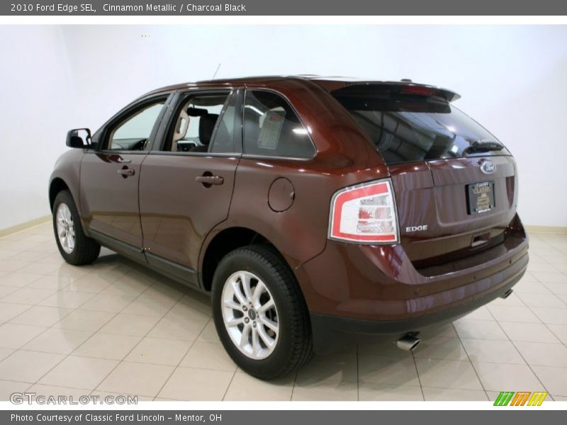 Cinnamon Metallic / Charcoal Black 2010 Ford Edge SEL
