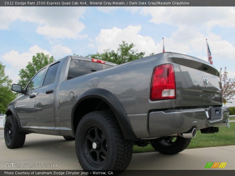 Mineral Gray Metallic / Dark Slate Gray/Medium Graystone 2012 Dodge Ram 1500 Express Quad Cab 4x4