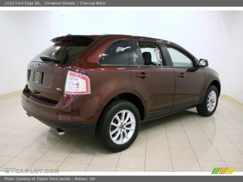 Cinnamon Metallic / Charcoal Black 2010 Ford Edge SEL