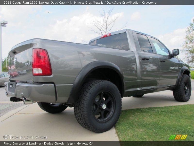 Mineral Gray Metallic / Dark Slate Gray/Medium Graystone 2012 Dodge Ram 1500 Express Quad Cab 4x4