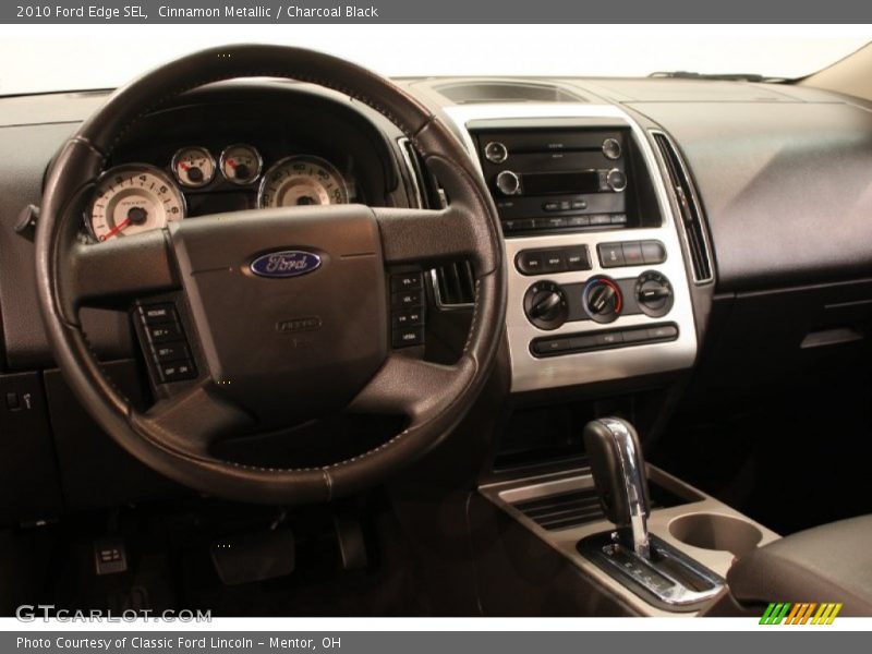 Cinnamon Metallic / Charcoal Black 2010 Ford Edge SEL