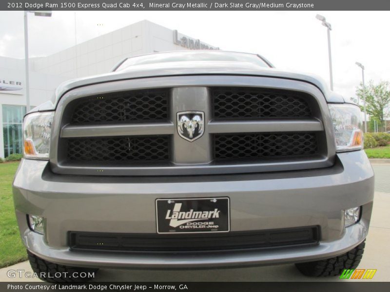 Mineral Gray Metallic / Dark Slate Gray/Medium Graystone 2012 Dodge Ram 1500 Express Quad Cab 4x4