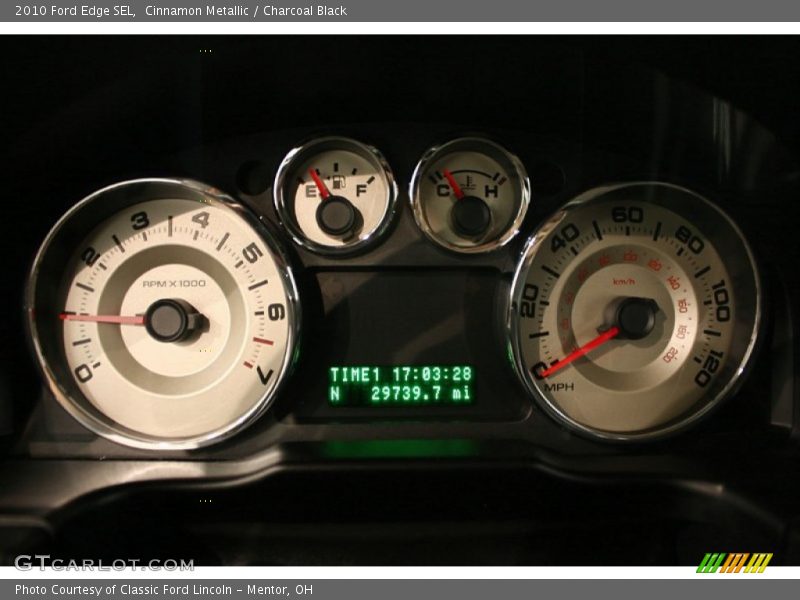 Cinnamon Metallic / Charcoal Black 2010 Ford Edge SEL