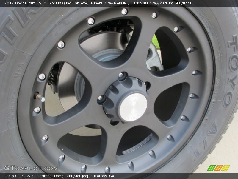Mineral Gray Metallic / Dark Slate Gray/Medium Graystone 2012 Dodge Ram 1500 Express Quad Cab 4x4