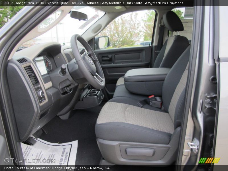 Mineral Gray Metallic / Dark Slate Gray/Medium Graystone 2012 Dodge Ram 1500 Express Quad Cab 4x4
