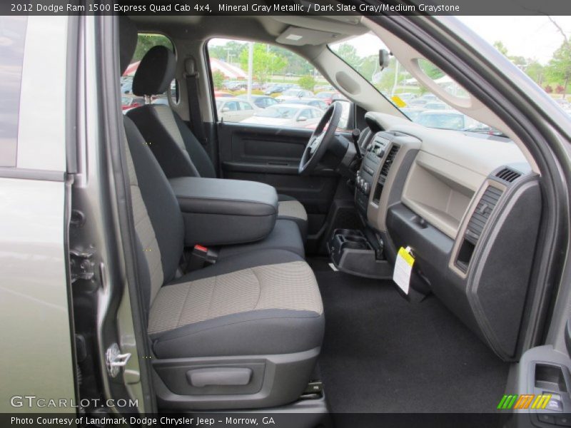 Mineral Gray Metallic / Dark Slate Gray/Medium Graystone 2012 Dodge Ram 1500 Express Quad Cab 4x4