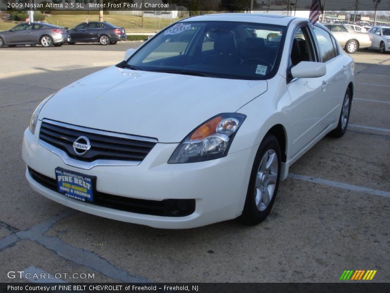 Winter Frost Pearl / Charcoal 2009 Nissan Altima 2.5 SL