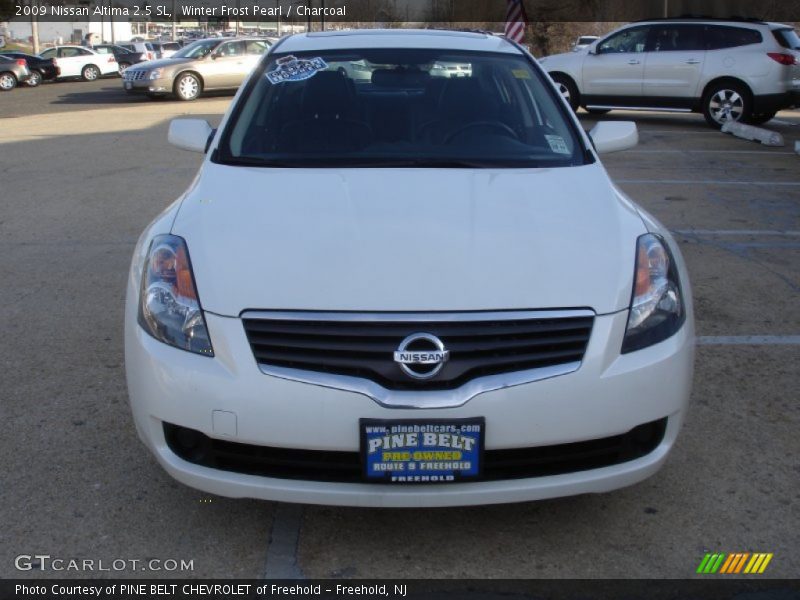 Winter Frost Pearl / Charcoal 2009 Nissan Altima 2.5 SL