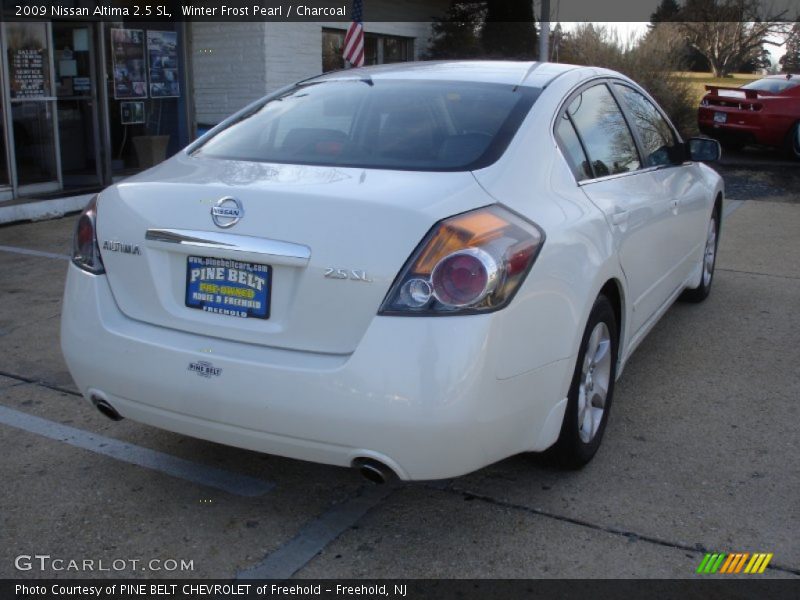 Winter Frost Pearl / Charcoal 2009 Nissan Altima 2.5 SL