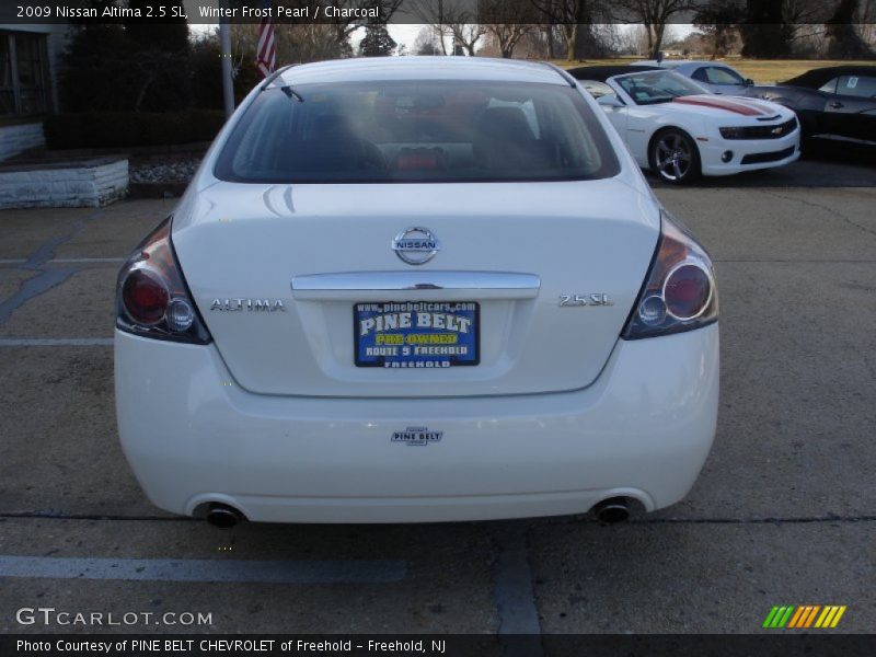 Winter Frost Pearl / Charcoal 2009 Nissan Altima 2.5 SL