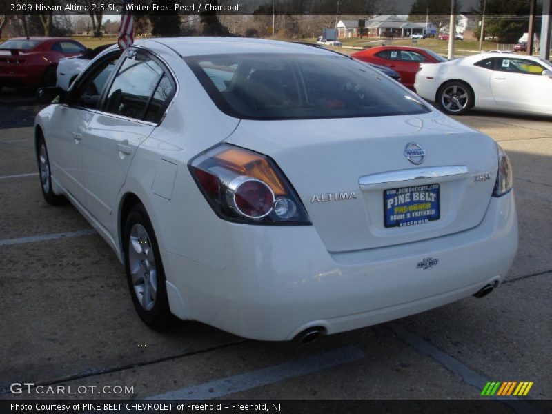 Winter Frost Pearl / Charcoal 2009 Nissan Altima 2.5 SL