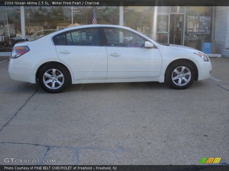 Winter Frost Pearl / Charcoal 2009 Nissan Altima 2.5 SL