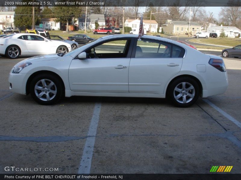 Winter Frost Pearl / Charcoal 2009 Nissan Altima 2.5 SL