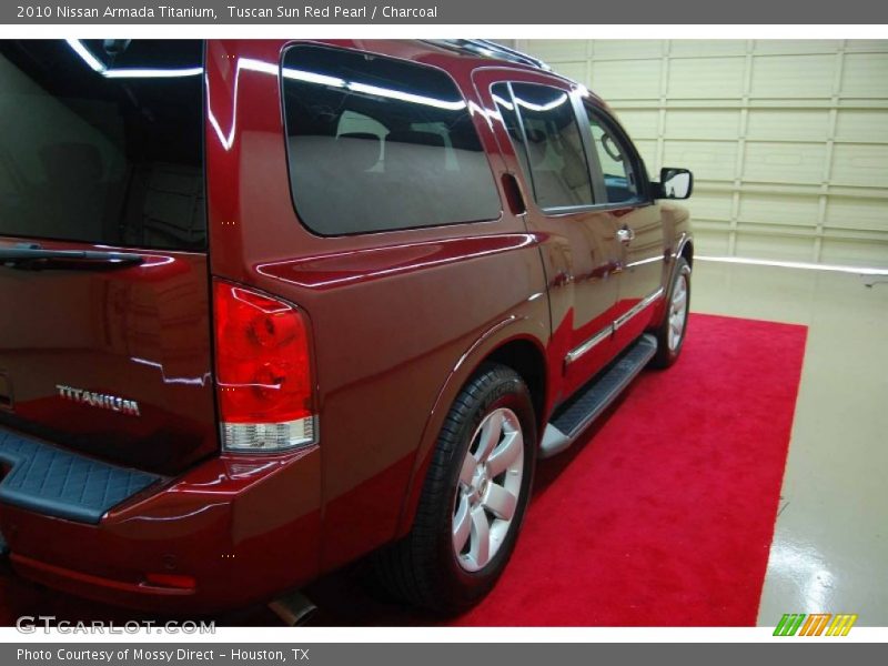 Tuscan Sun Red Pearl / Charcoal 2010 Nissan Armada Titanium