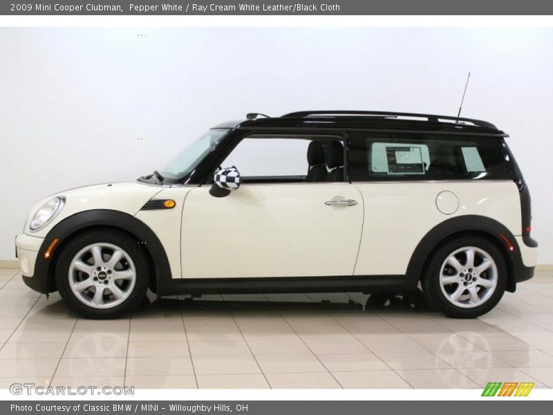  2009 Cooper Clubman Pepper White