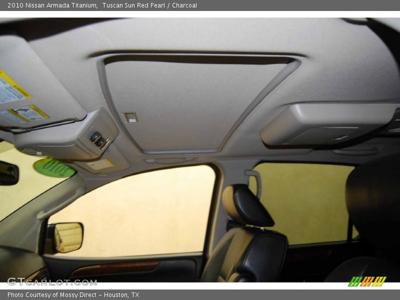 Tuscan Sun Red Pearl / Charcoal 2010 Nissan Armada Titanium