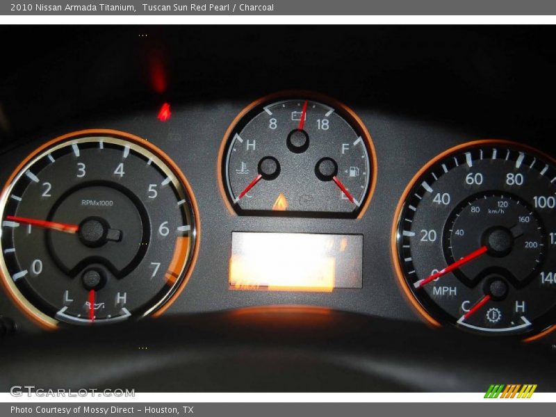 Tuscan Sun Red Pearl / Charcoal 2010 Nissan Armada Titanium