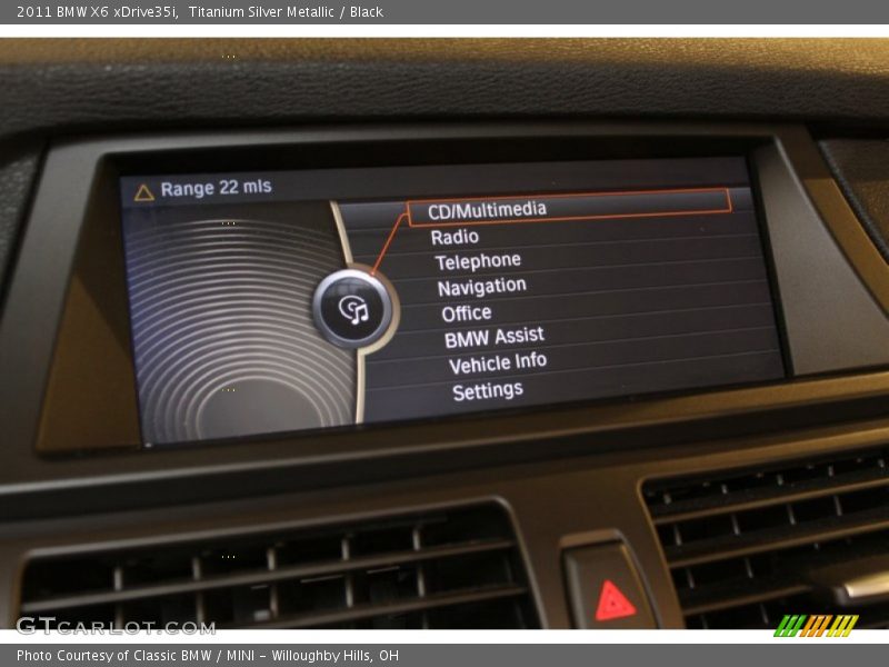 Titanium Silver Metallic / Black 2011 BMW X6 xDrive35i