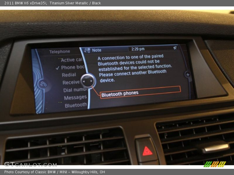 Titanium Silver Metallic / Black 2011 BMW X6 xDrive35i