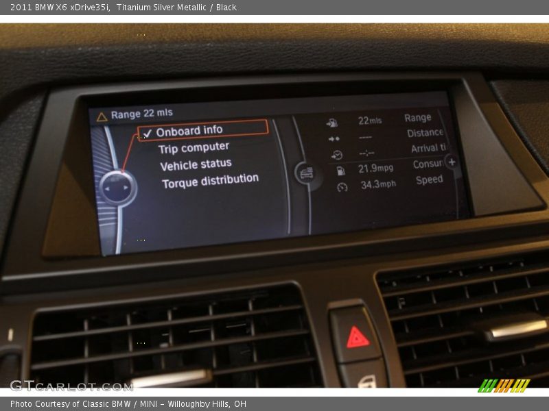 Titanium Silver Metallic / Black 2011 BMW X6 xDrive35i