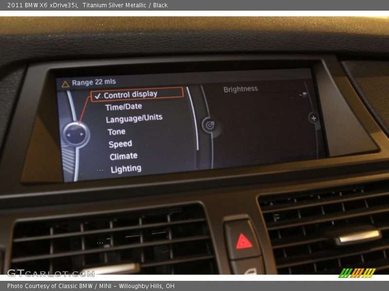 Titanium Silver Metallic / Black 2011 BMW X6 xDrive35i