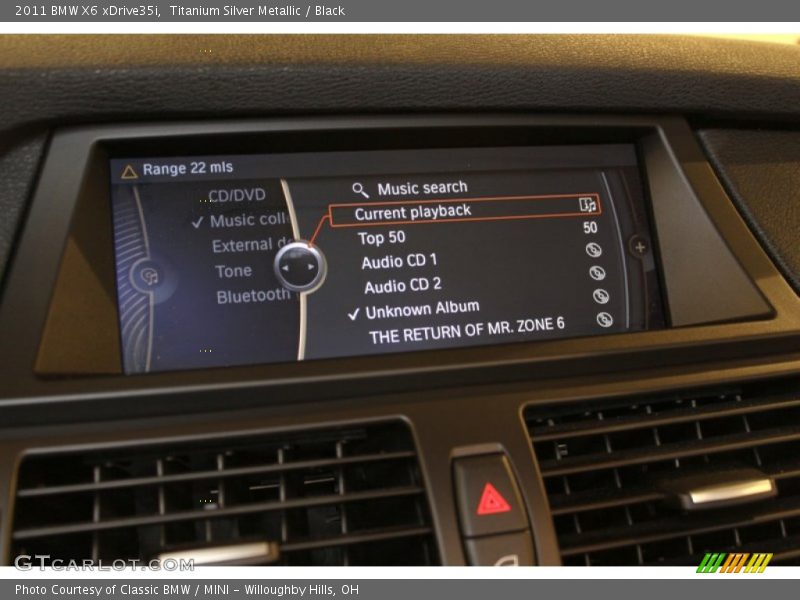 Titanium Silver Metallic / Black 2011 BMW X6 xDrive35i