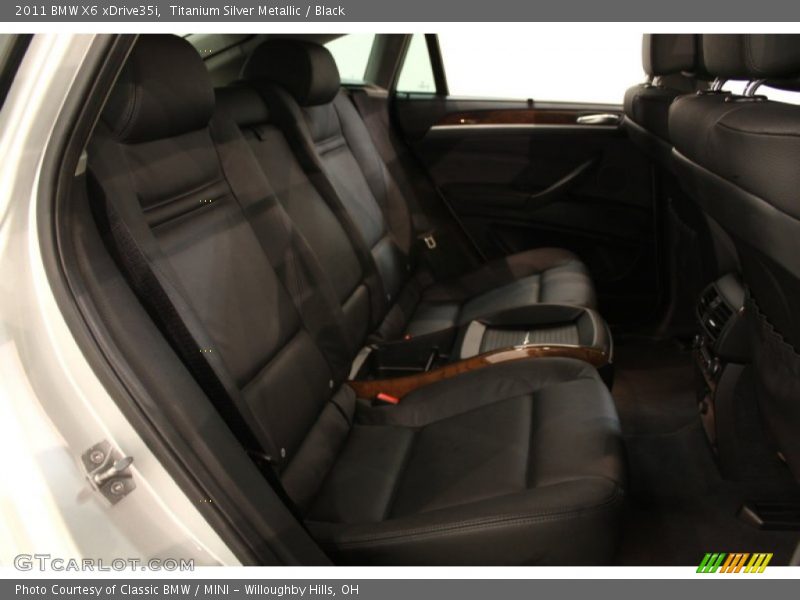 Titanium Silver Metallic / Black 2011 BMW X6 xDrive35i