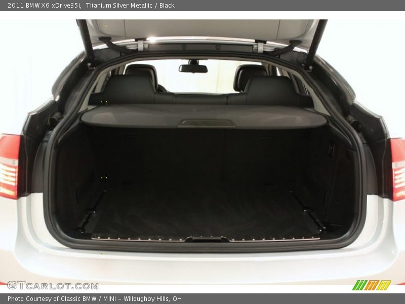 Titanium Silver Metallic / Black 2011 BMW X6 xDrive35i