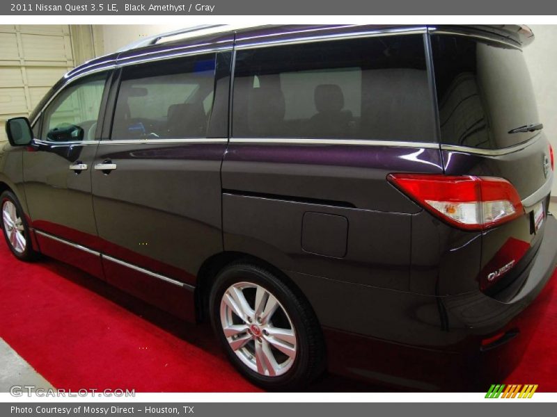 Black Amethyst / Gray 2011 Nissan Quest 3.5 LE