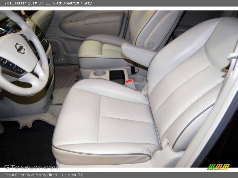 Black Amethyst / Gray 2011 Nissan Quest 3.5 LE