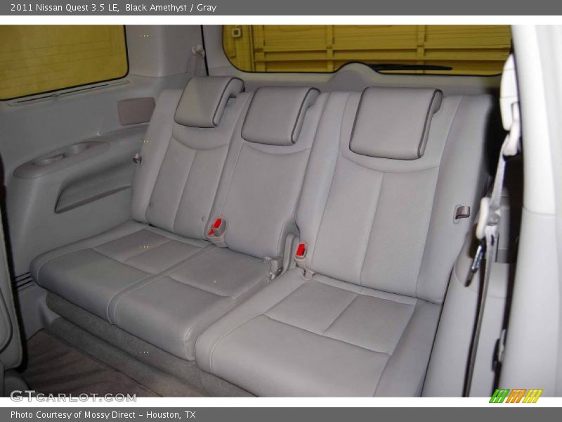 Black Amethyst / Gray 2011 Nissan Quest 3.5 LE