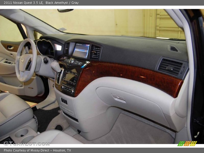 Black Amethyst / Gray 2011 Nissan Quest 3.5 LE