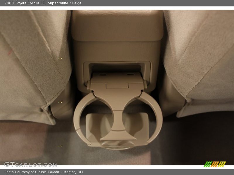 Super White / Beige 2008 Toyota Corolla CE