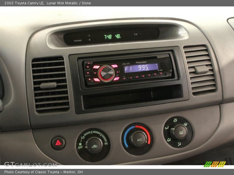 Lunar Mist Metallic / Stone 2003 Toyota Camry LE