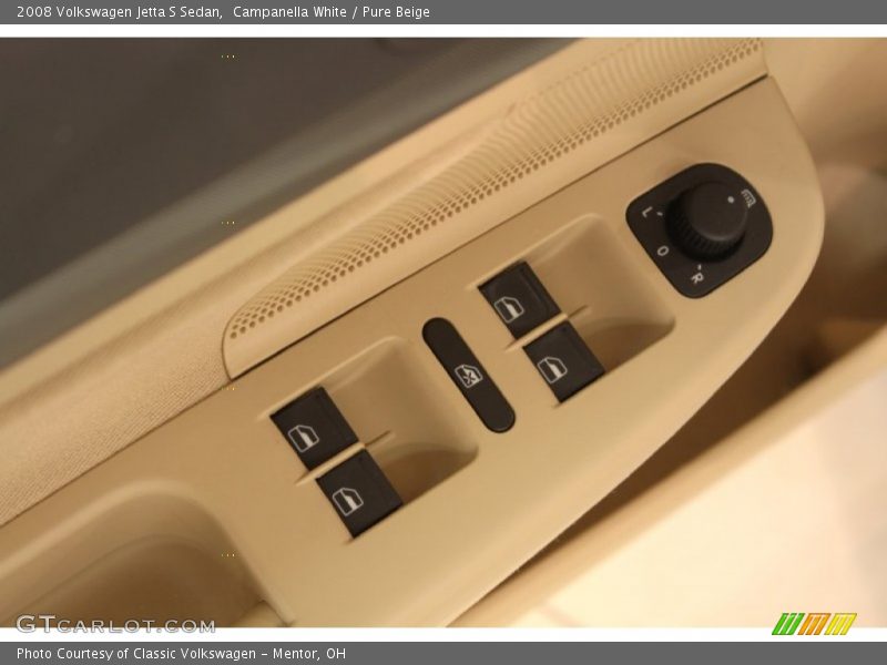 Campanella White / Pure Beige 2008 Volkswagen Jetta S Sedan