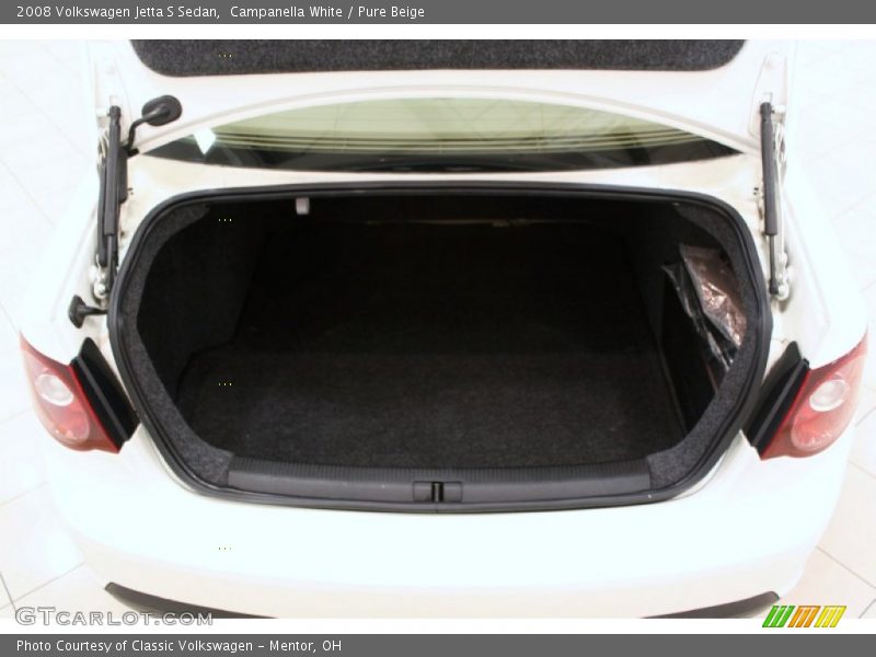Campanella White / Pure Beige 2008 Volkswagen Jetta S Sedan