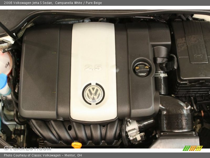 Campanella White / Pure Beige 2008 Volkswagen Jetta S Sedan