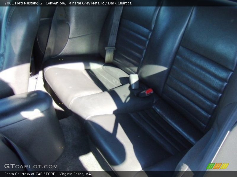 Mineral Grey Metallic / Dark Charcoal 2001 Ford Mustang GT Convertible