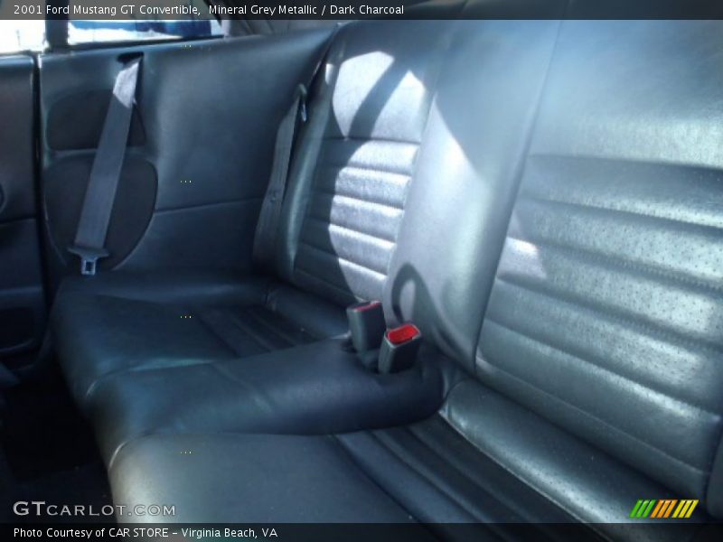 Mineral Grey Metallic / Dark Charcoal 2001 Ford Mustang GT Convertible