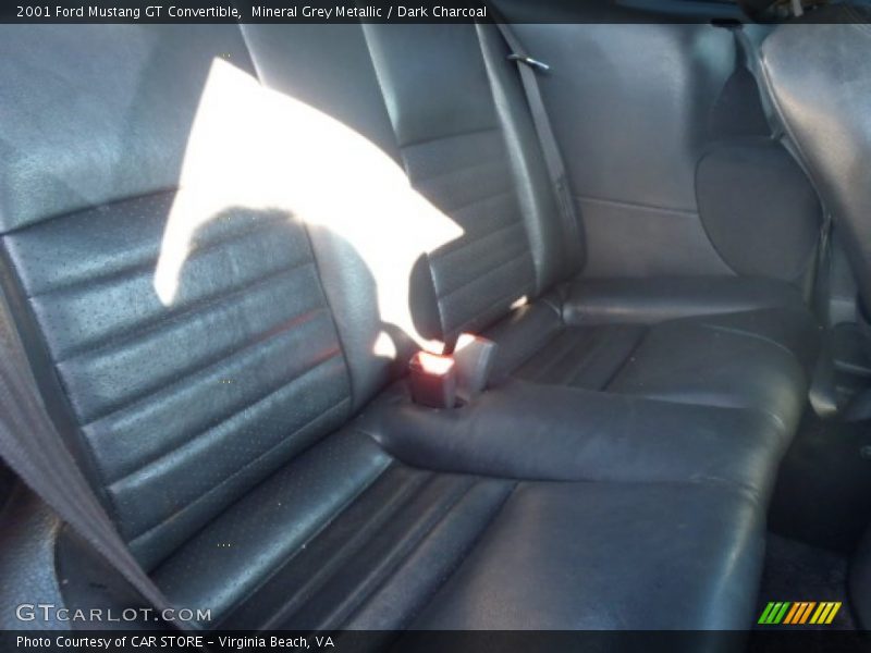 Mineral Grey Metallic / Dark Charcoal 2001 Ford Mustang GT Convertible