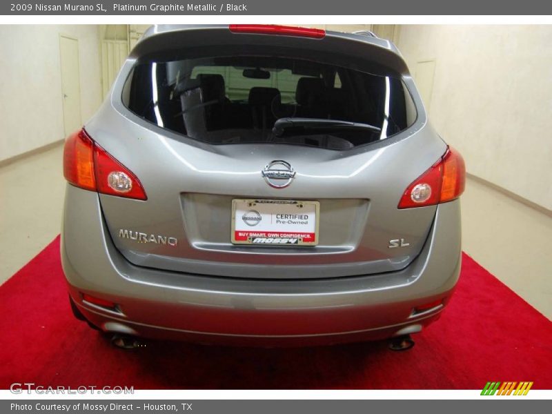 Platinum Graphite Metallic / Black 2009 Nissan Murano SL