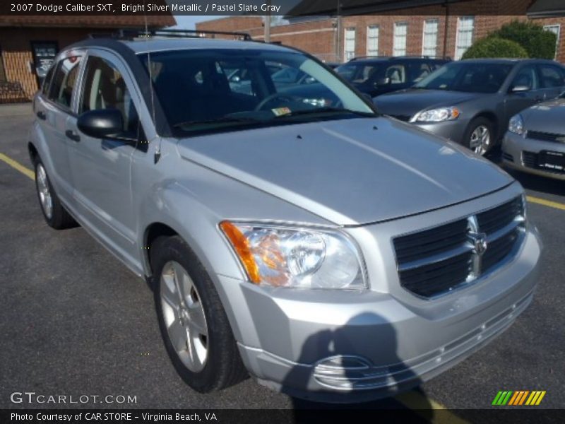 Bright Silver Metallic / Pastel Slate Gray 2007 Dodge Caliber SXT