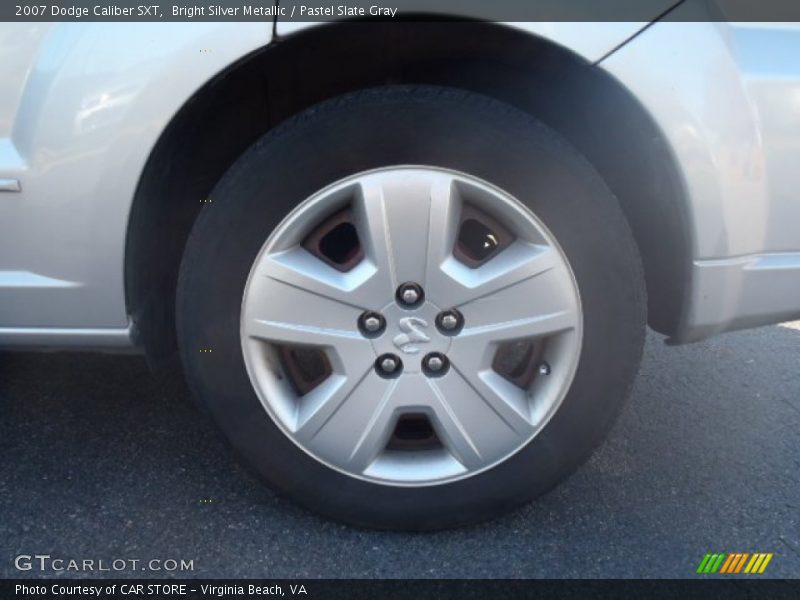 Bright Silver Metallic / Pastel Slate Gray 2007 Dodge Caliber SXT