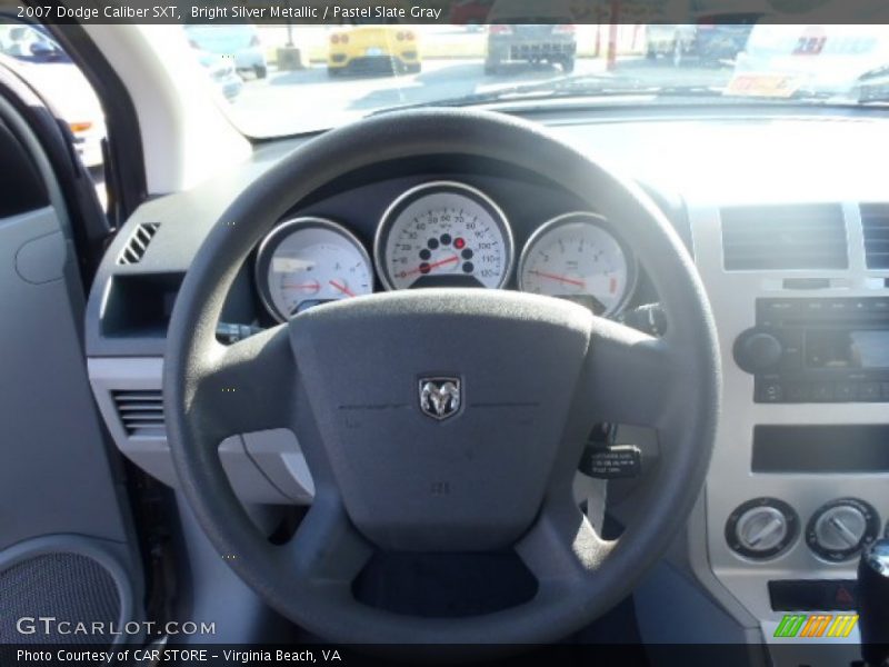 Bright Silver Metallic / Pastel Slate Gray 2007 Dodge Caliber SXT