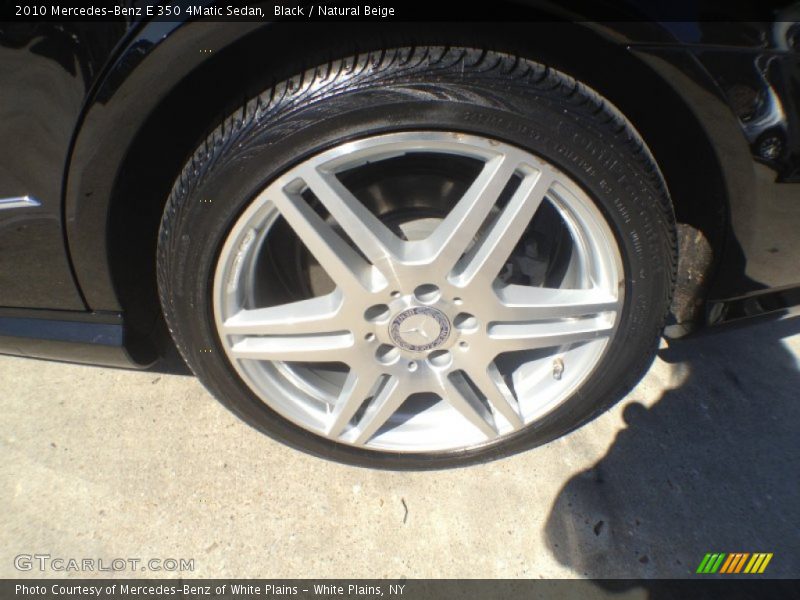 Black / Natural Beige 2010 Mercedes-Benz E 350 4Matic Sedan