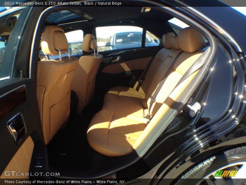 Black / Natural Beige 2010 Mercedes-Benz E 350 4Matic Sedan